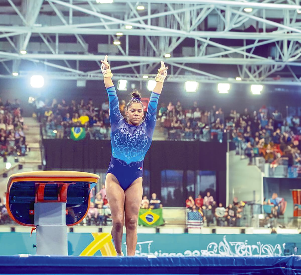 La gimnasta panameña Karla Navas brilla en Doha