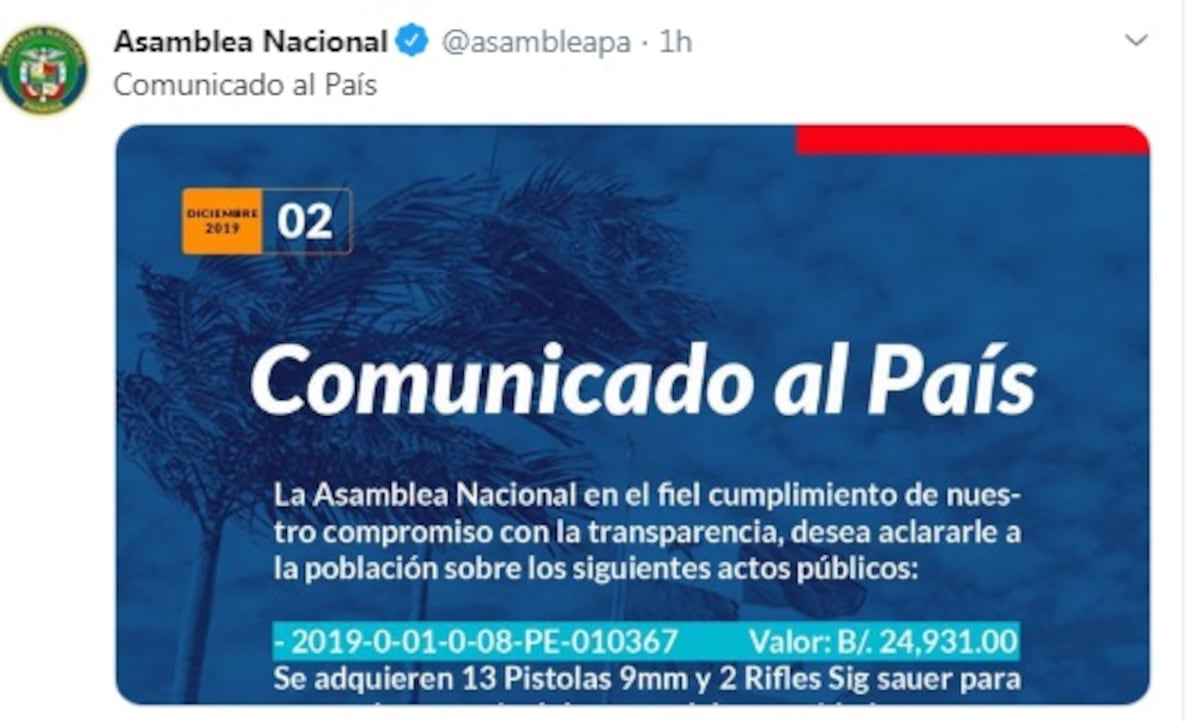 La Asamblea Nacional se arma, compra pistolas 9 milímetros y rifles. Confirman que construyen una armería