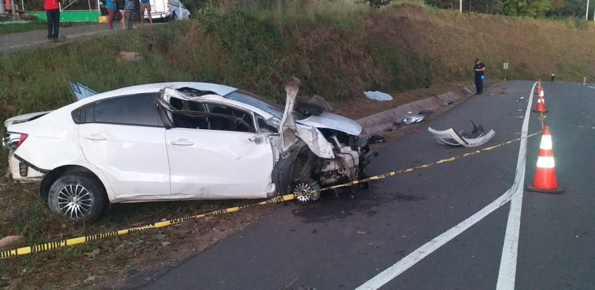 Salió disparado. Accidente en vía Boquete deja un muerto