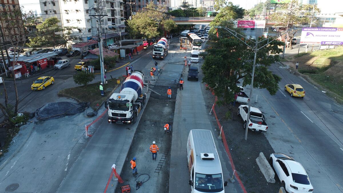 Trabajos en la vía Federico Boyd casi concluidos: se solicita paciencia a los conductores