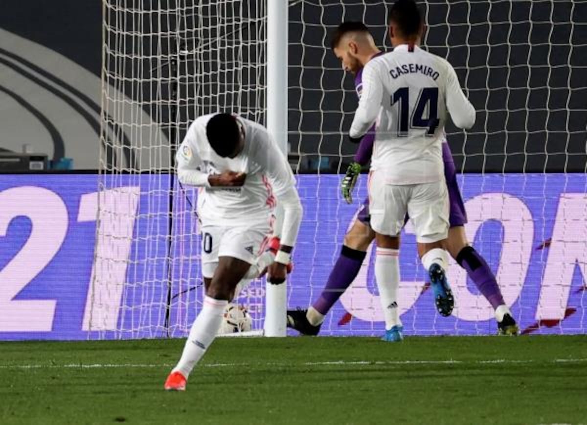 Vinicius logró el 1-1 que salvó un punto para el Real Madrid 