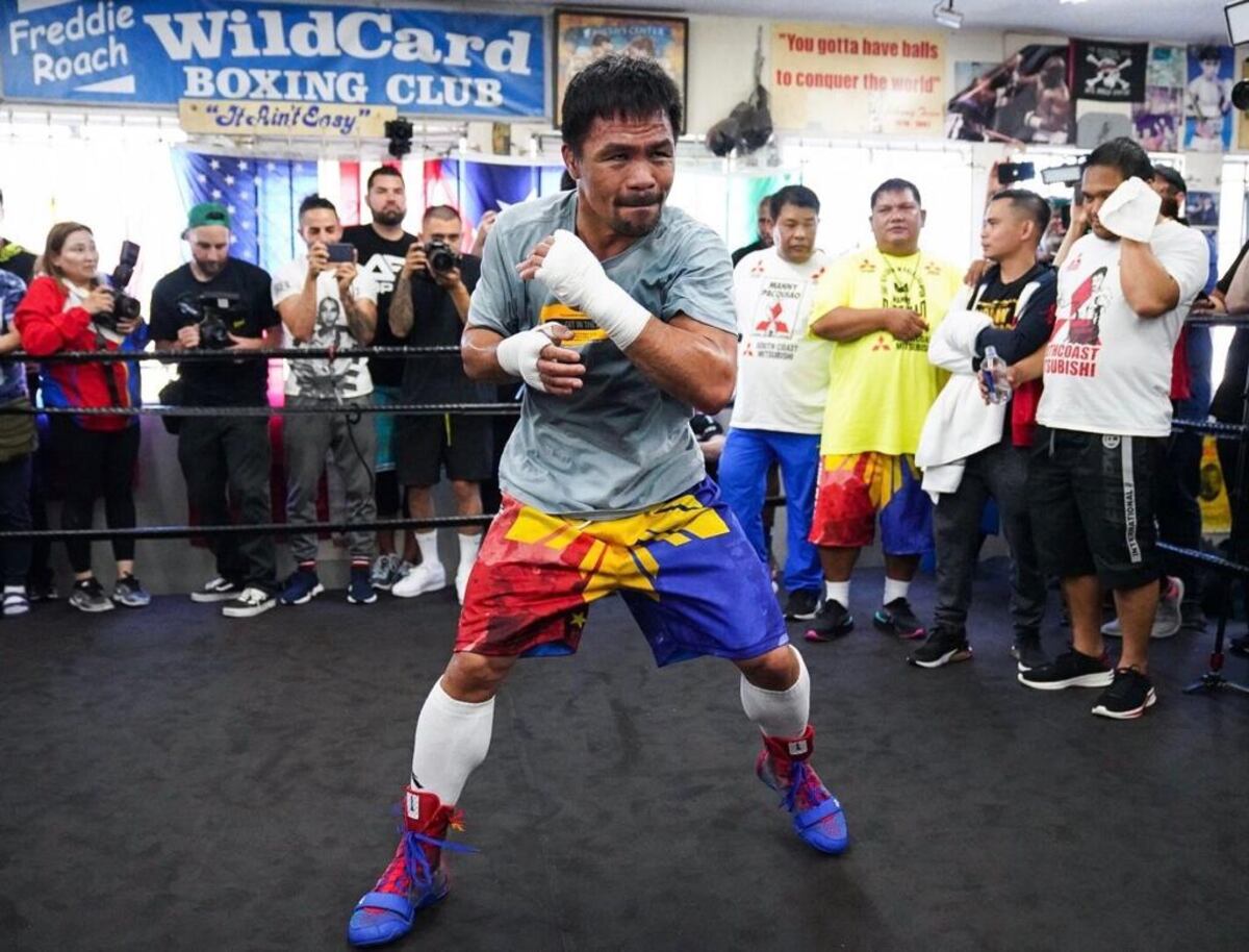 Pacquiao y Thurman velan armas para su combate de este sábado en Las Vegas