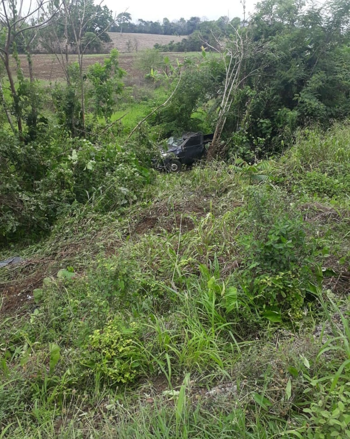 Luchan por vivir.  Menor agarró el carro de su padrastro y casi se mata en Chepo