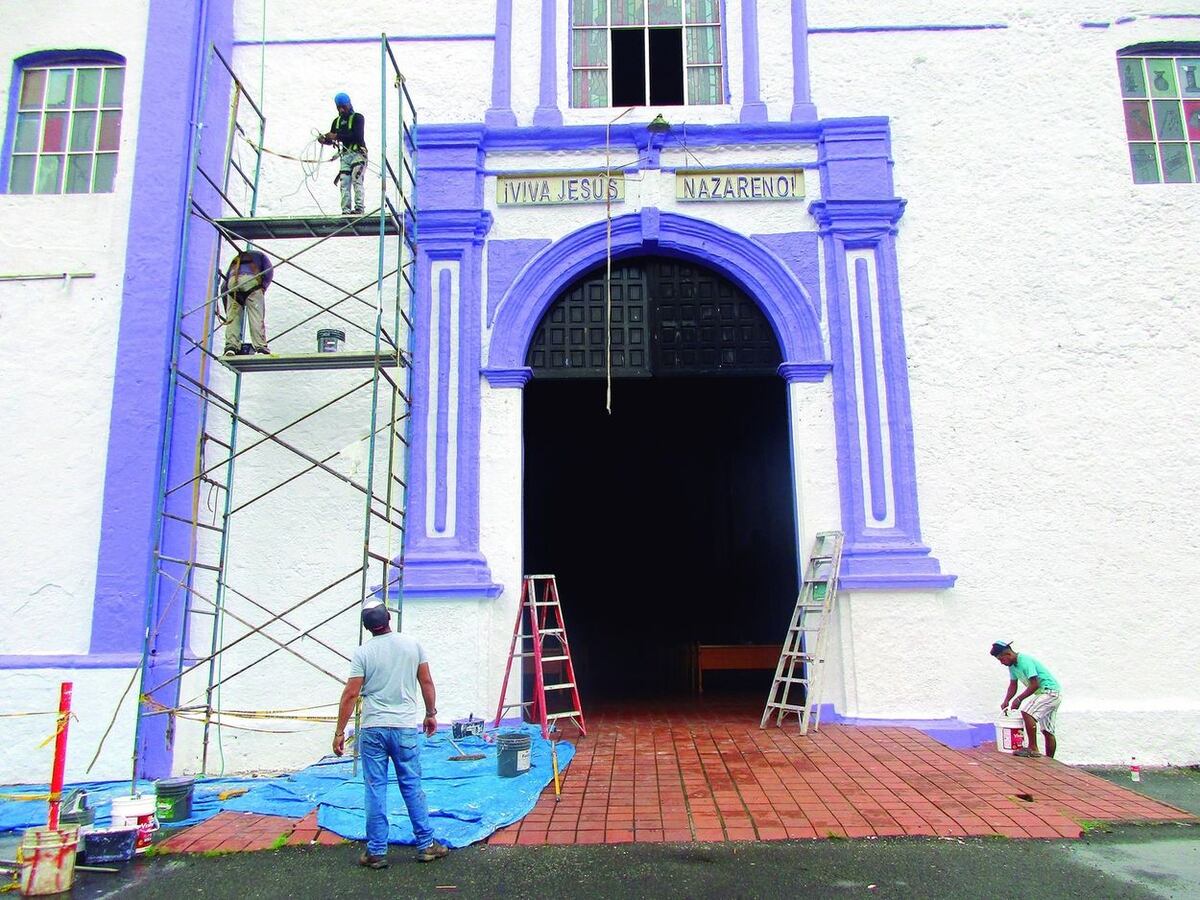 Mira cómo se preparan en Portobelo para las fiestas del Cristo Negro