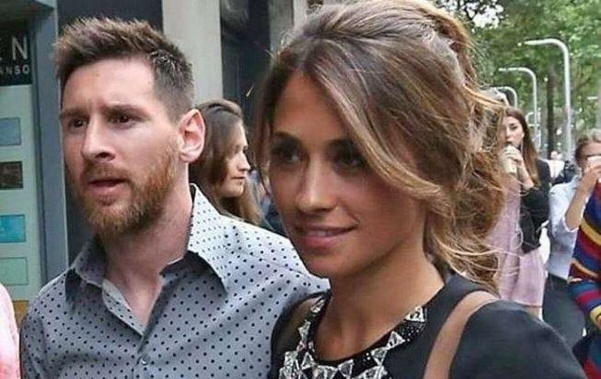 El escotazo de Antonella Roccuzzo, la esposa de Lionel Messi