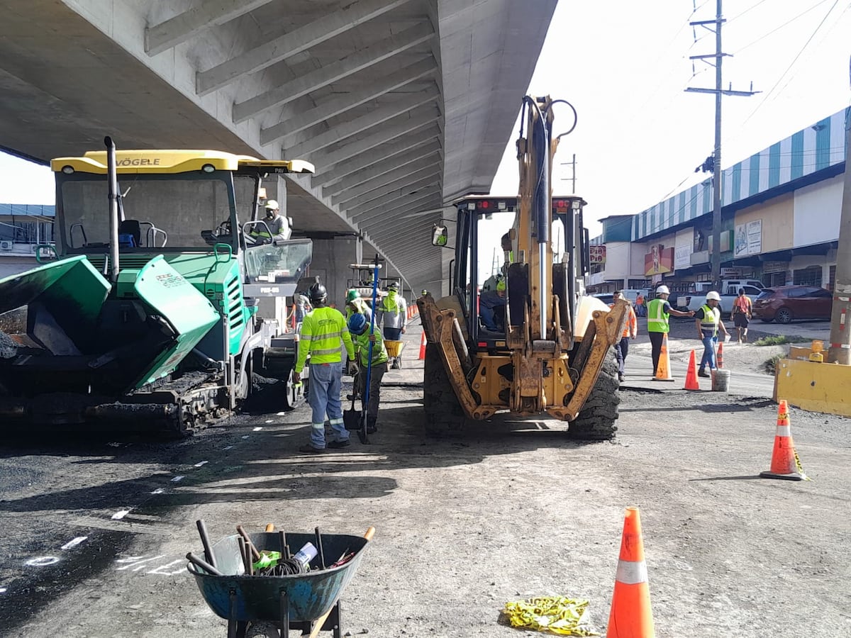 ¡Avanza a toda marcha! Rehabilitación de carretera en La Chorrera alcanza el 60%