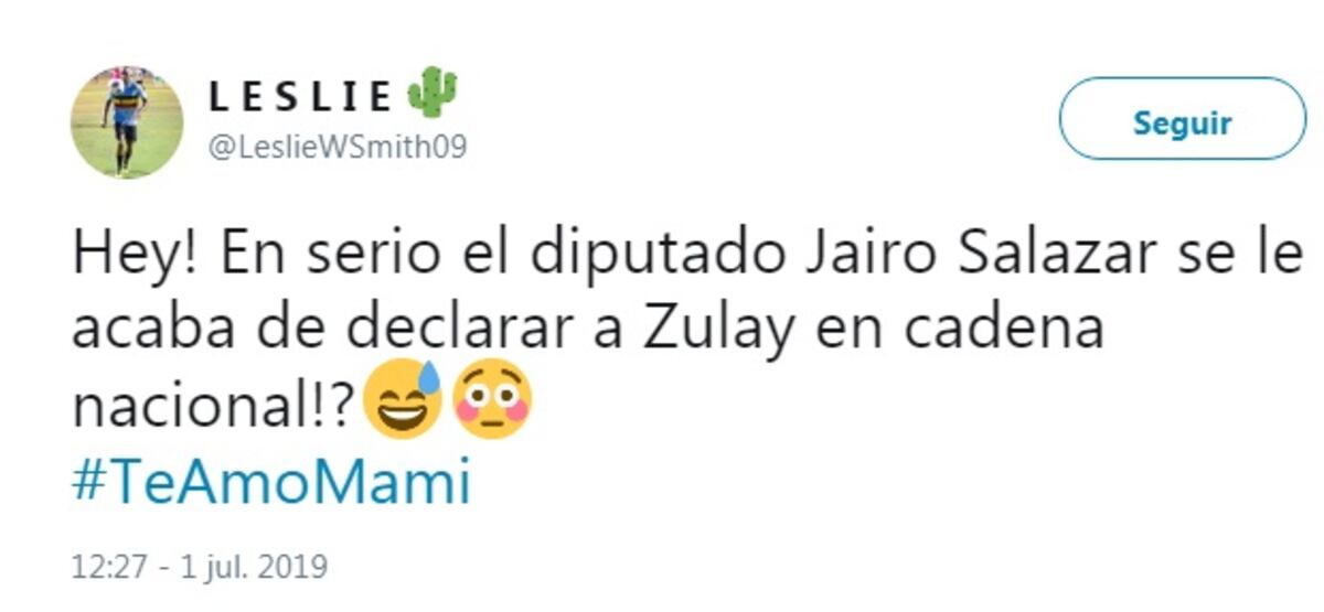 ‘Te amo, mami’: Le grita un diputado a Zulay Rodríguez en el pleno de la Asamblea