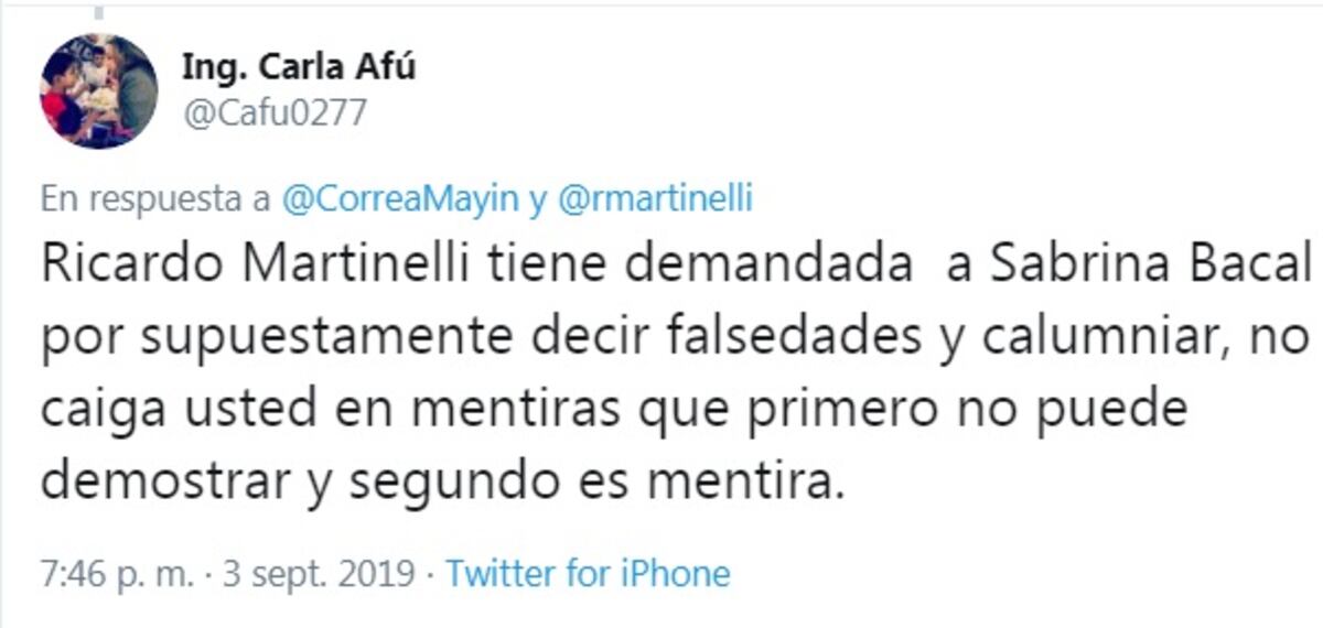 Nombran supuestamente a Tito Afú como asesor de bancada con $6 mil, según Mayín. La hija dijo que es falso