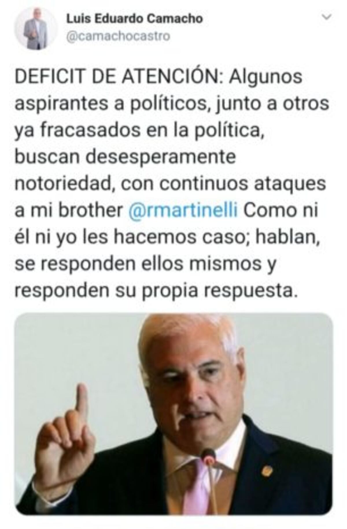 Se enfrascan en redes. ‘Es preferible ser un mal actor que un consagrado ladrón’. Rubén Blades responde a texto atribuido supuestamente a Martinelli