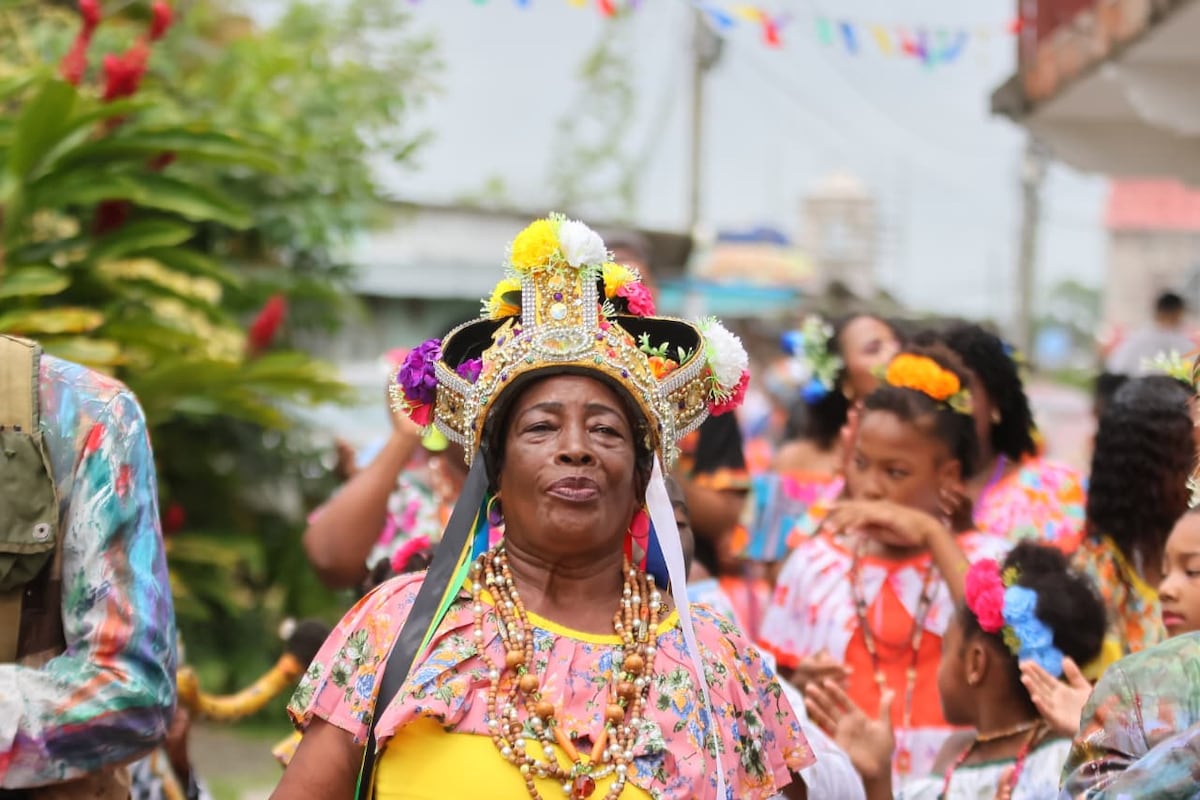 Tambores, desfile acuático y danza: así brilló Portobelo en su gran Festival de la Pollera Congo