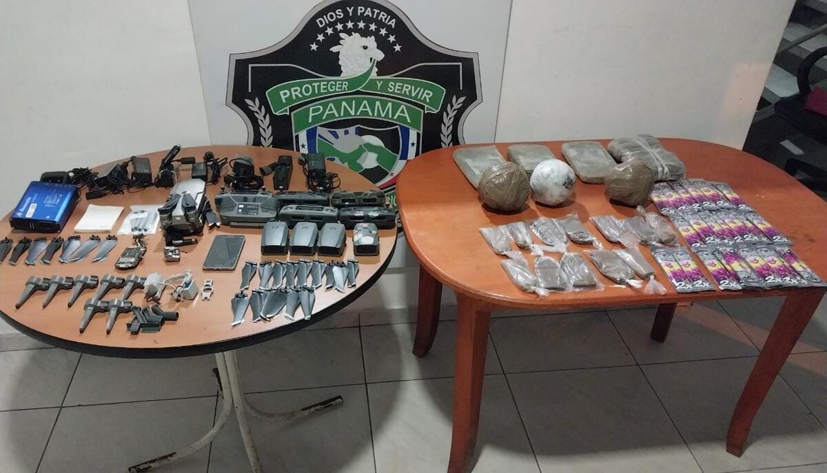 Les tumban la vuelta. Iban a mandar dron a La Joya con droga y otros ilícitos