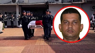 Un adiós doloroso: rinden honores a sargento Franklin Fuentes tras caída en La Joyita + Vídeo