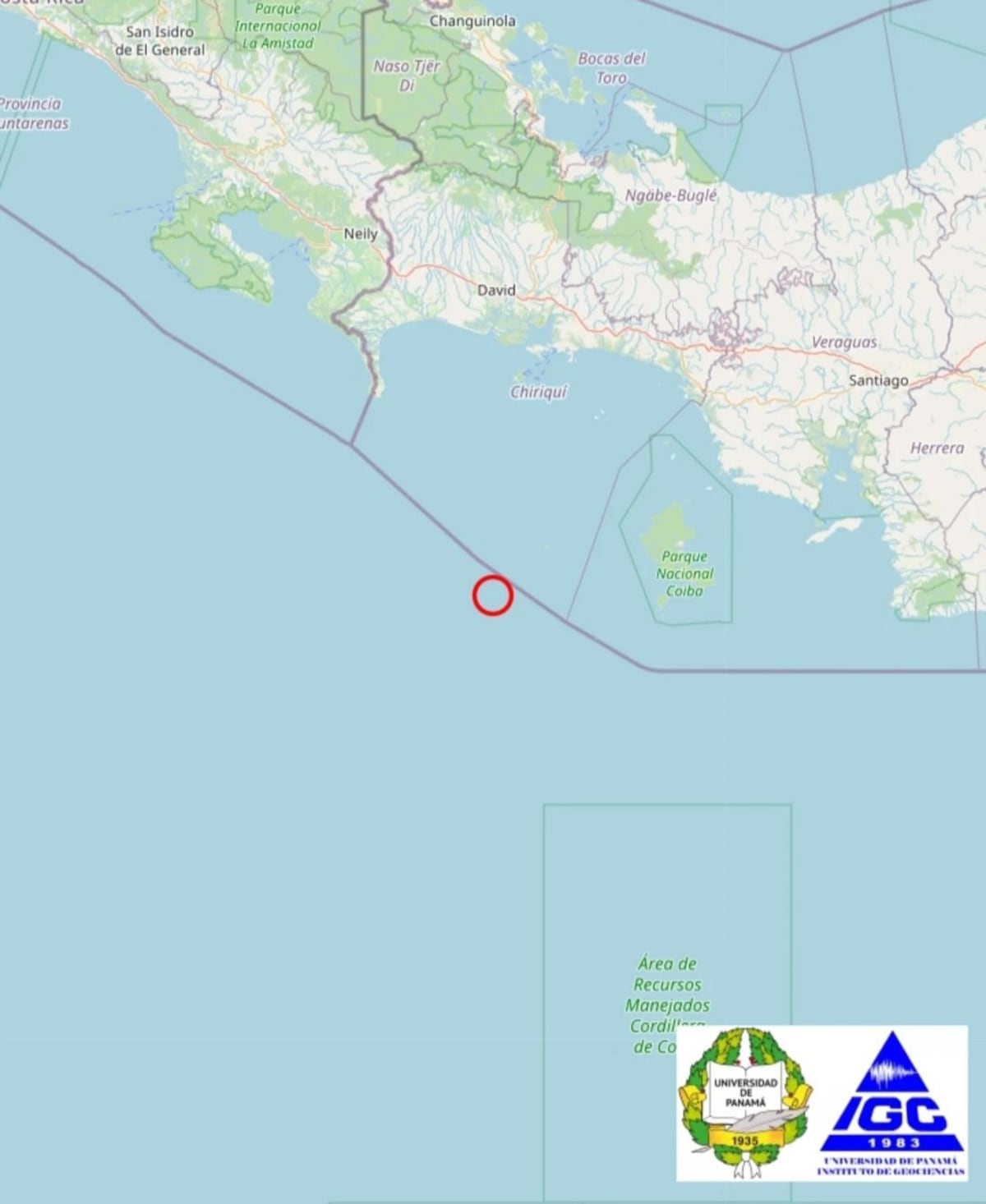 Panamá: fuerte sismo de 5,8 sacude la región sin consecuencias graves