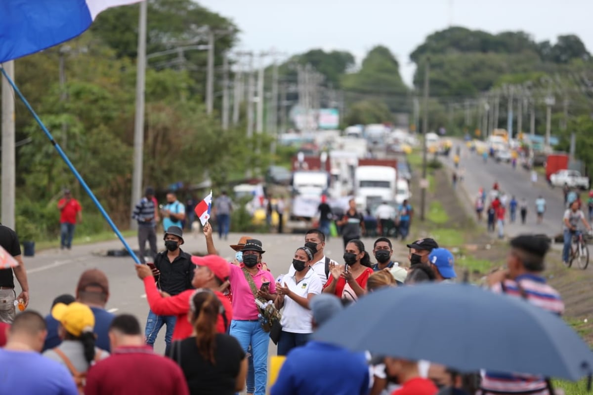 Panamá este empieza a sentir efectos de las protestas; hay desabastecimiento