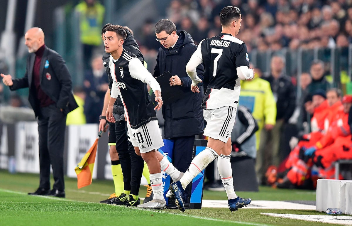 El camerino de la Juve perdona a Cristiano Ronaldo