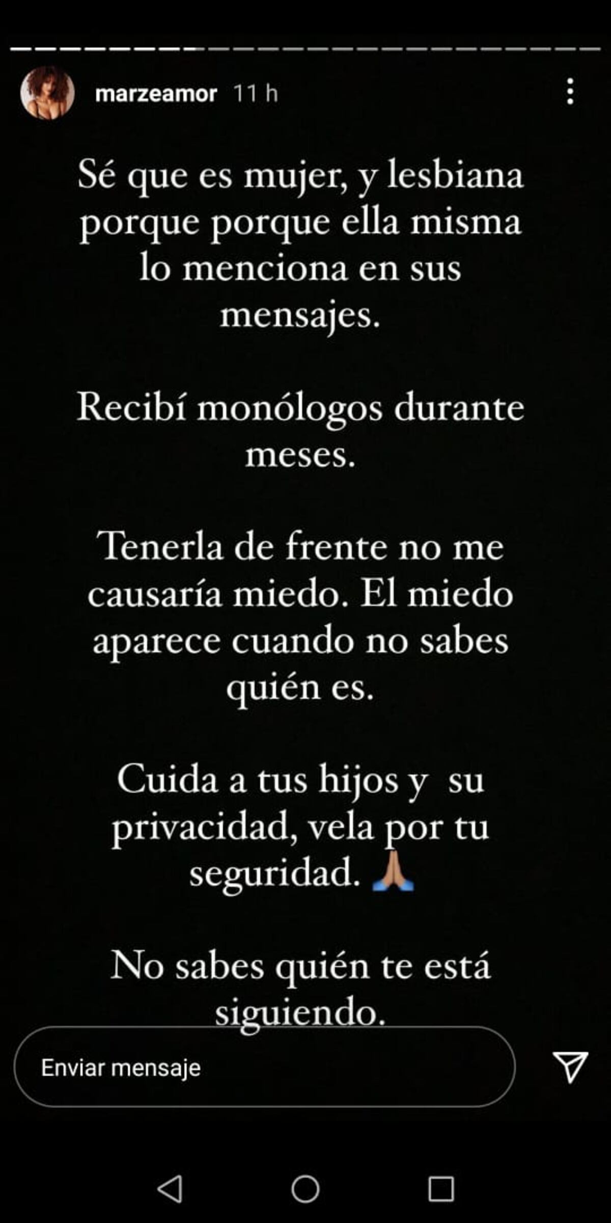 Expresentadora cuenta el infierno que pasó con otra mujer que se enamoró de ella, la acosó y hasta amenazó de muerte 