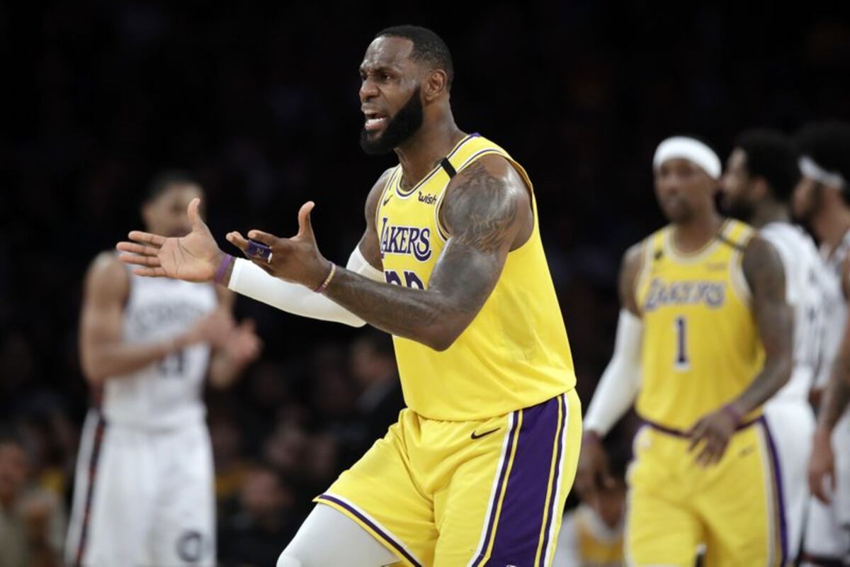 Hablo el “Rey”. LeBron James quiere que la temporada de la NBA termine