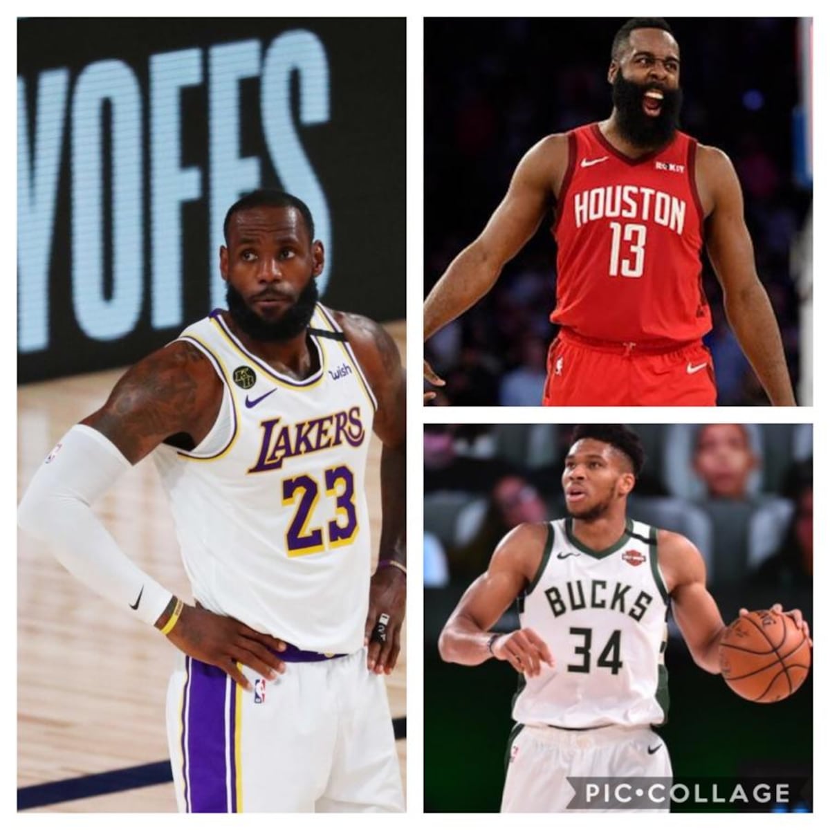 LeBron, Antetokounmpo, y Hardem son los finalistas para MVP de la NBA