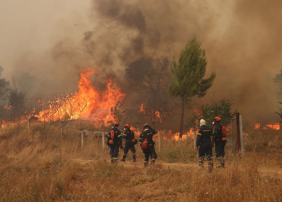 VÍDEO | Dos muertos y dos heridos al chocar dos helicópteros antiincendios en Grecia, según medios