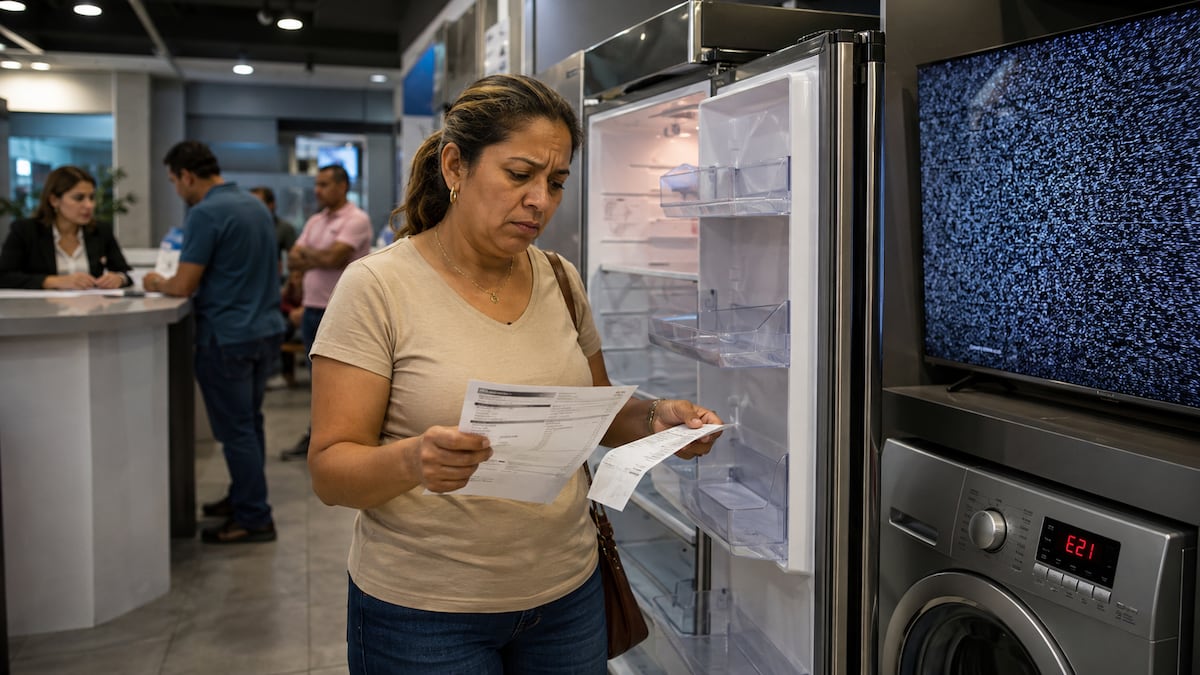 Consumidores reclaman por neveras, televisores y lavadoras