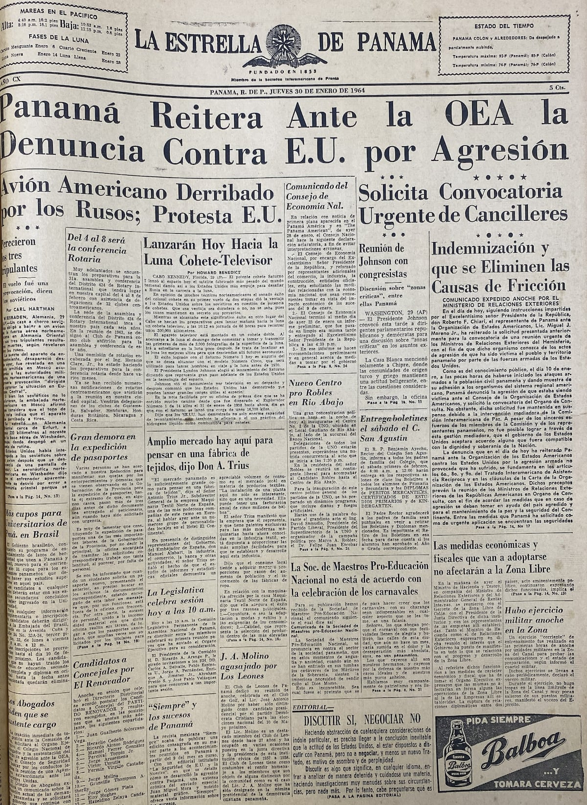 La lucha por un asta sin bandera: Declaración Moreno-Bunker