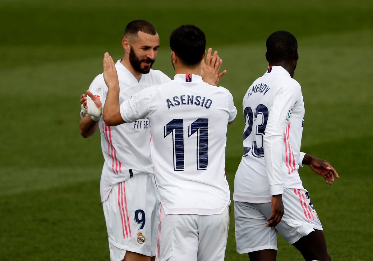 Asensio y Benzema extienden racha triunfal del Real Madrid