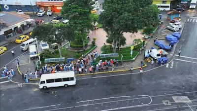 La Chorrera sigue sin terminal y utiliza más de cuatro piqueras improvisadas