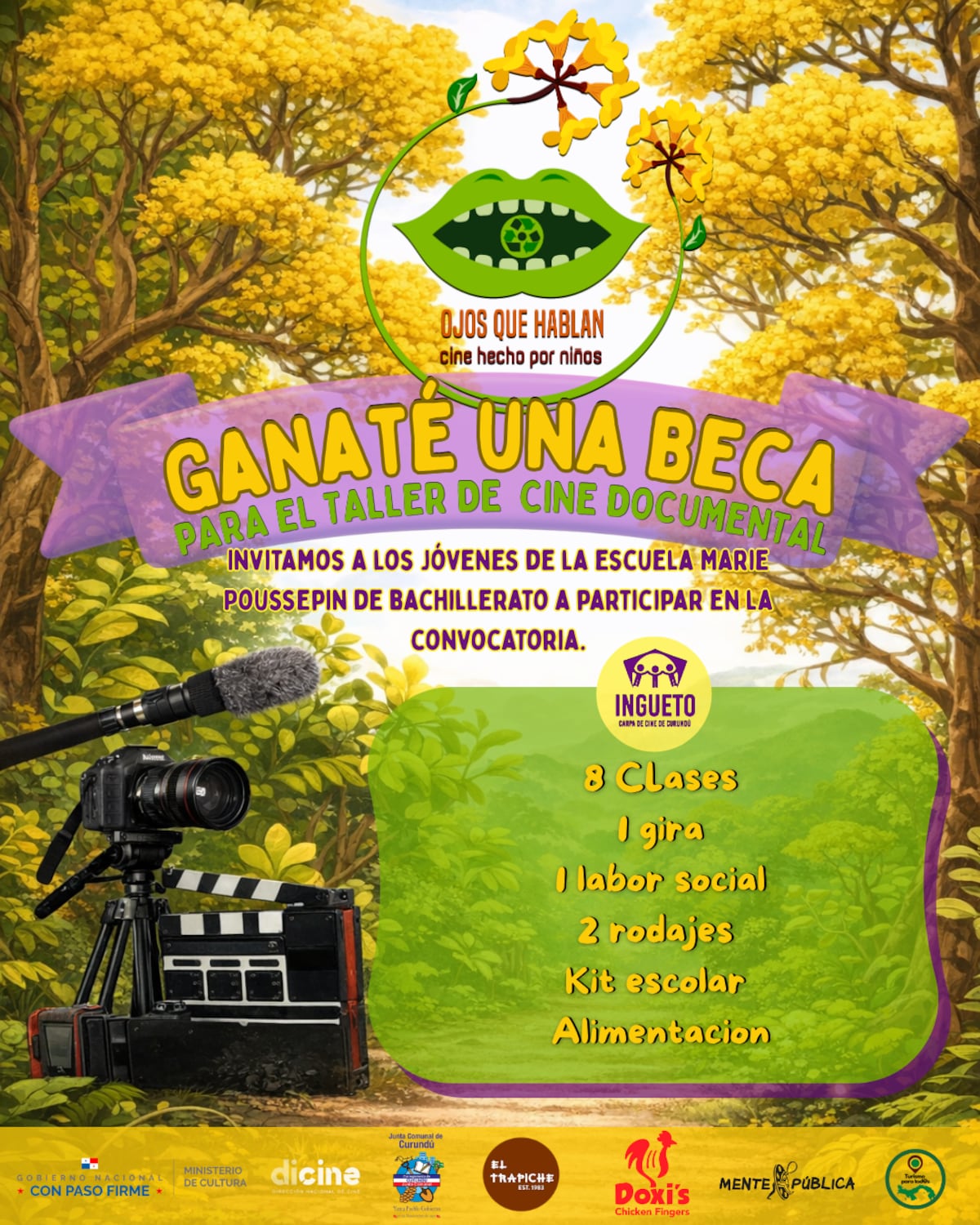 Jóvenes de Curundú podrán hacer cine gratis: abre convocatoria de ‘Ojos que Hablan’