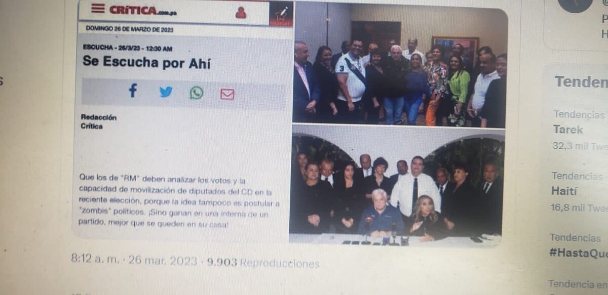 Ex presidente Martinelli reniega de sus diputados ‘zombies’ y ahora no se sabe qué partido los postulará en el 2024 