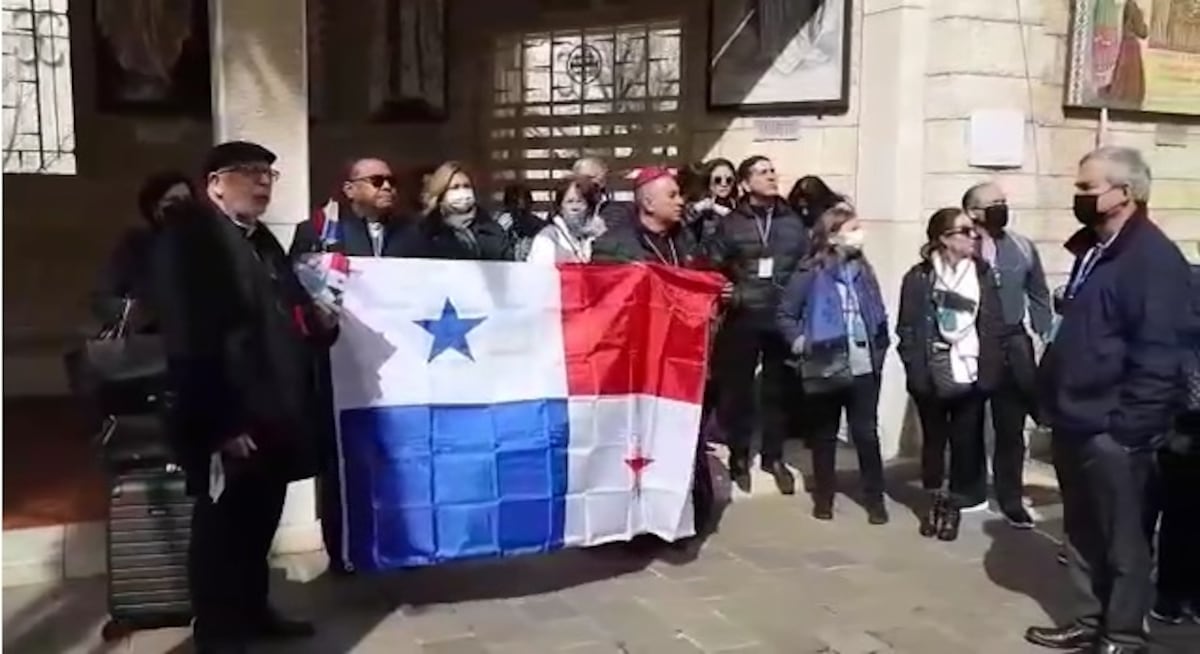 Histórico. Entronizan imagen de Santa María La Antigua de Panamá en Tierra Santa. Video