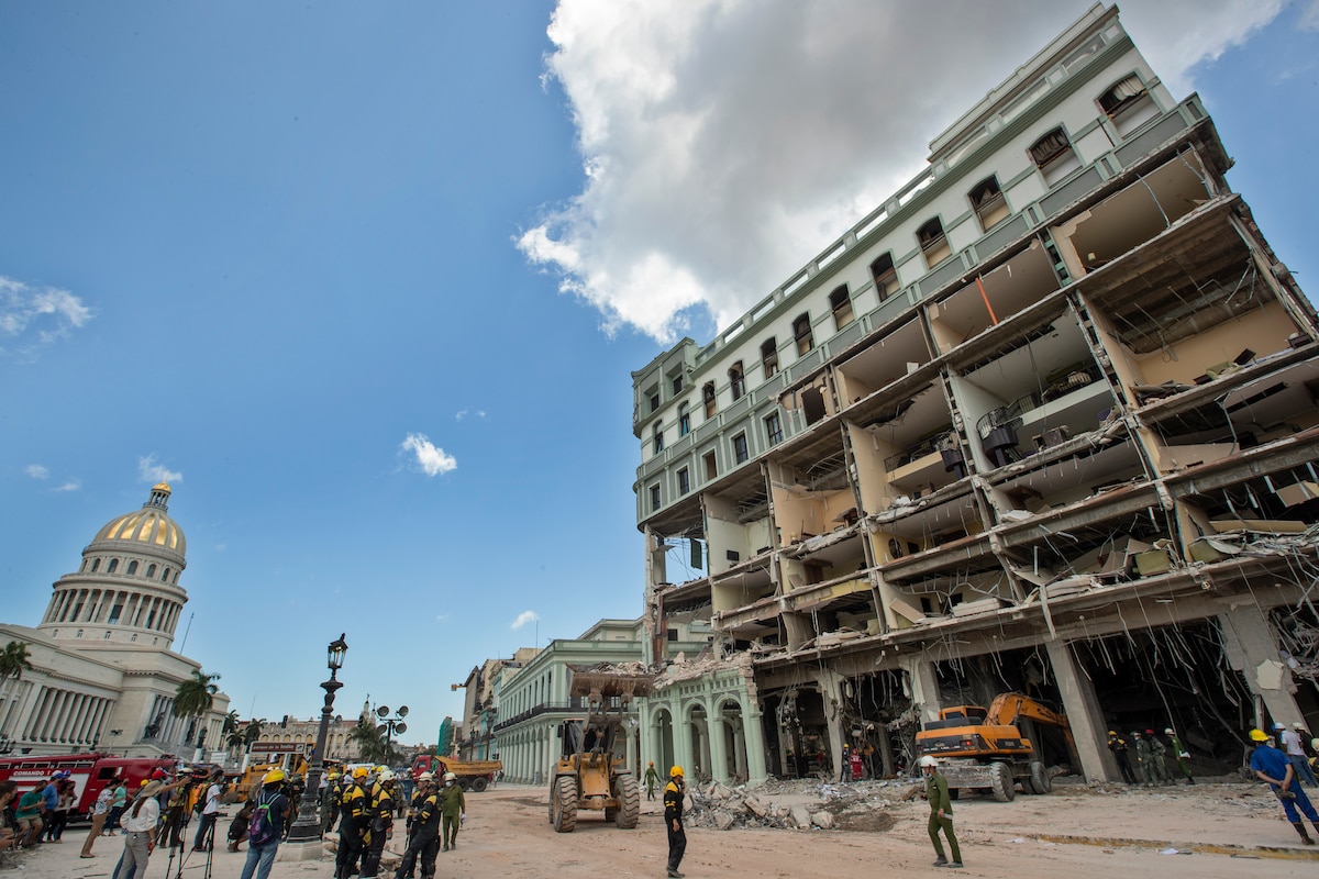 Suman 40 los muertos por la explosión del hotel Saratoga de La Habana