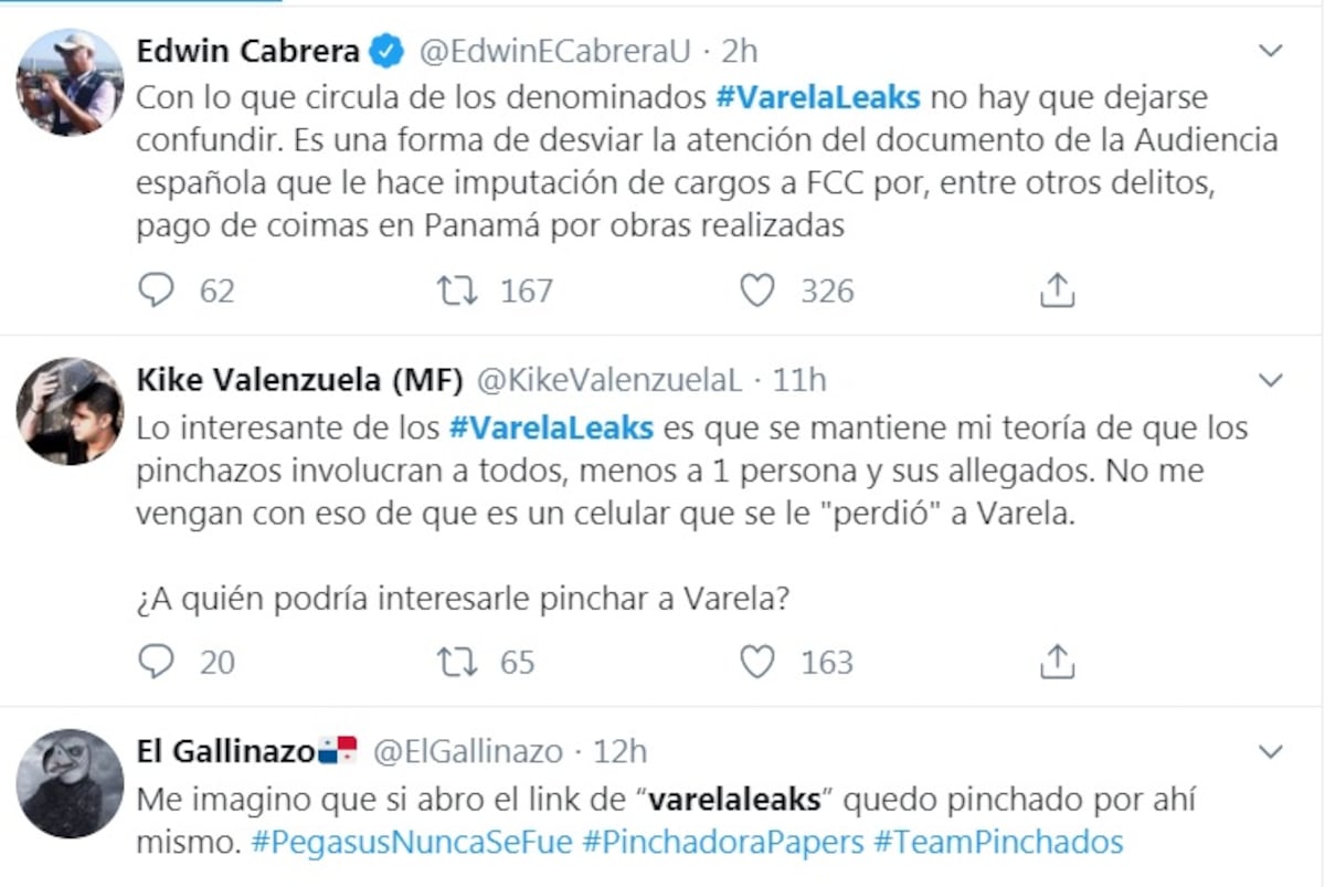 Revelan supuestas conversaciones íntimas de Varela de supuesto teléfono perdido del expresidente. Los ‘VarelaLeaks’