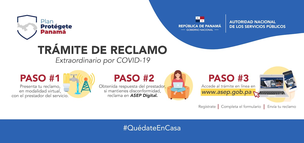 Más de 800 quejas admite Asep contra prestatarias de servicios públicos en plena pandemia