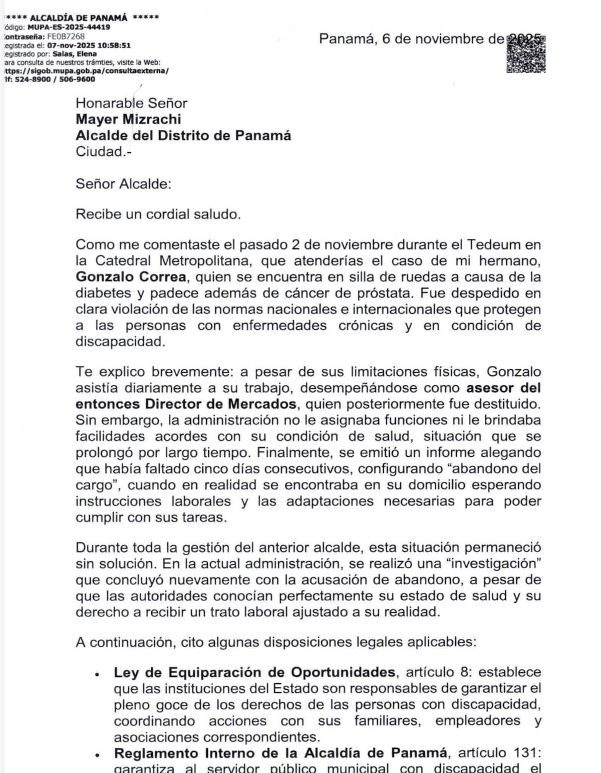 SE DESTAPÓ LA OLLA: Alcalde Mizrachi revela la razón detrás de sus diferencias con Mayín: ‘Me pidió reintegrar a su hermano de 84 años y que no venía a trabajar DESDE PANDEMIA’