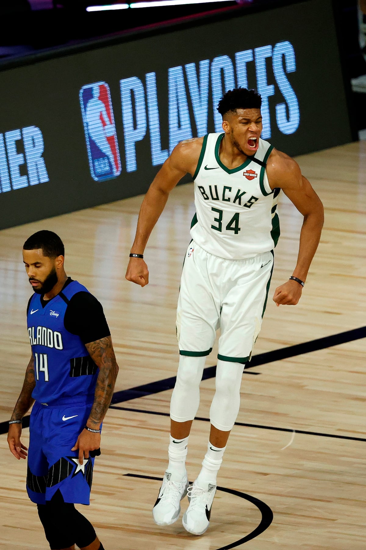 Antetokounmpo mete 35 puntos y los Bucks vencen al Magic en playoff de la NBA