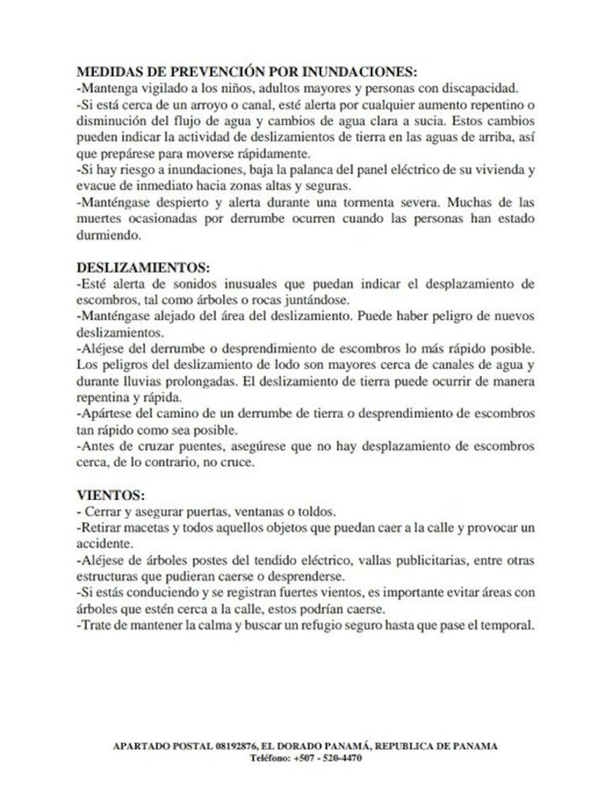 Extienden aviso de prevención por el paso de onda tropical  que genera lluvias a nivel nacional