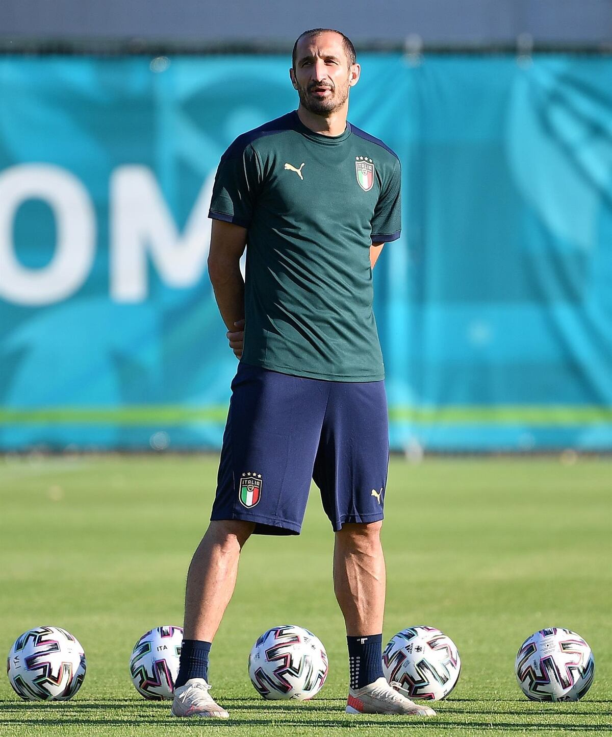 Chiellini  muestra buenas sensaciones y podría estar ante Austria en los octavos de final de la Euro