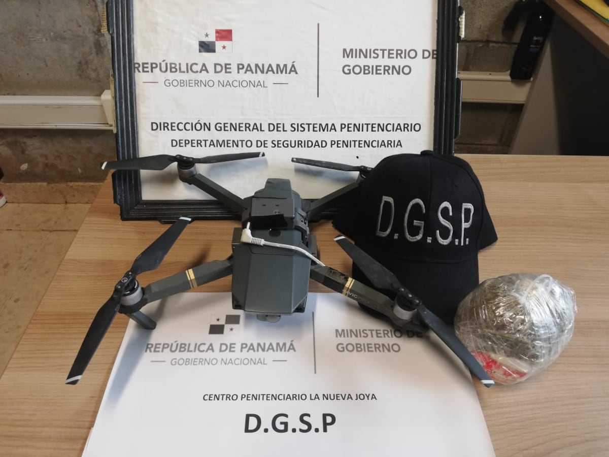 Custodios decomisan dron preñado en sustancias ilícitas en La Nueva Joya