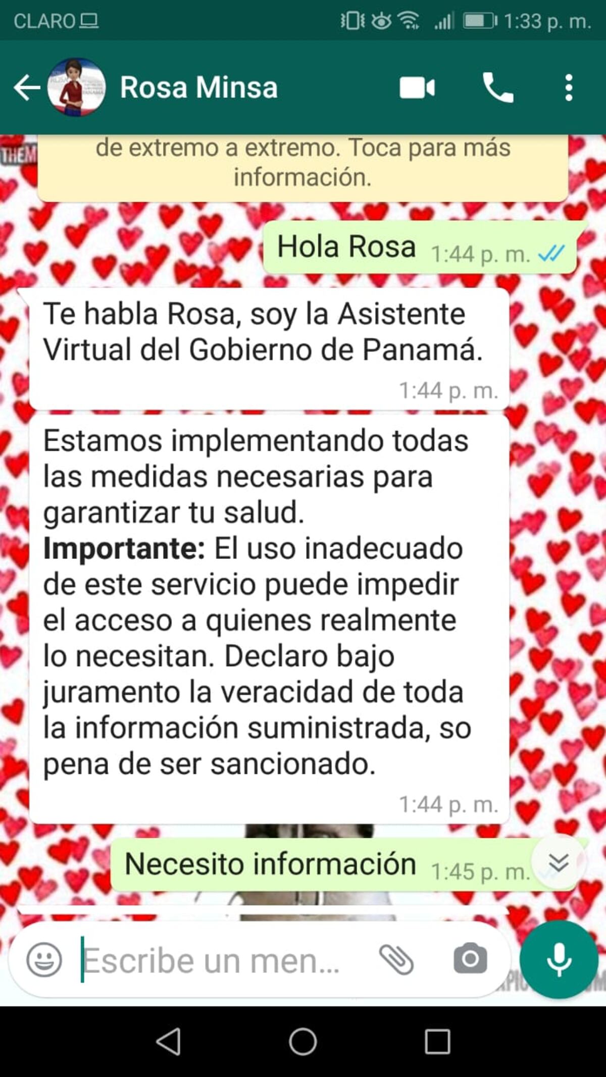 Doctora Rosa llegó tu reemplazo. Ella es Sara y está bien codiciada por ser la mujer del dinero