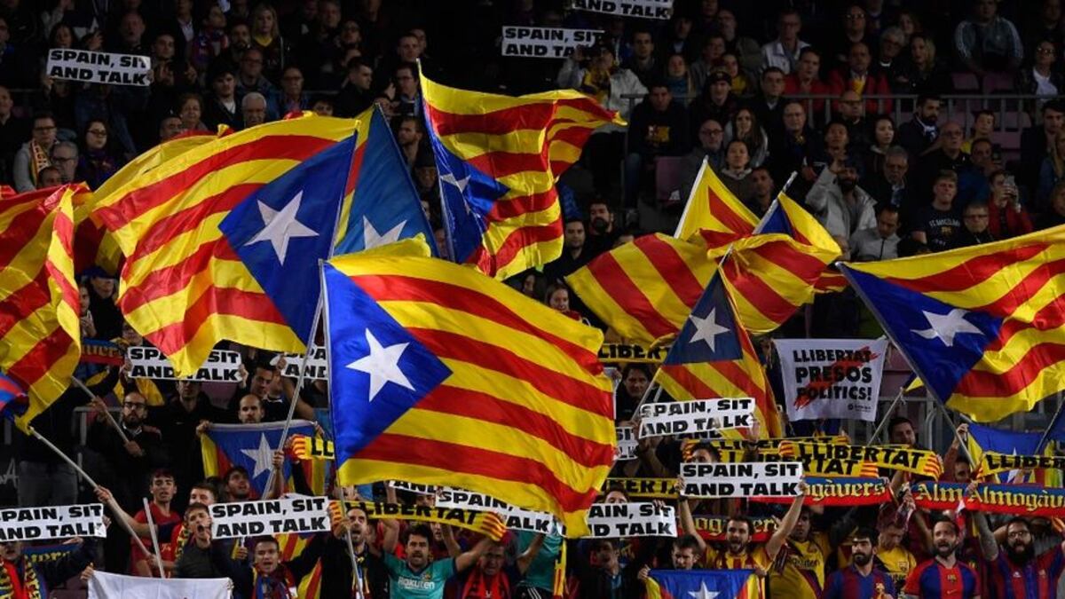 Separatistas planean asaltar el clásico del fútbol español