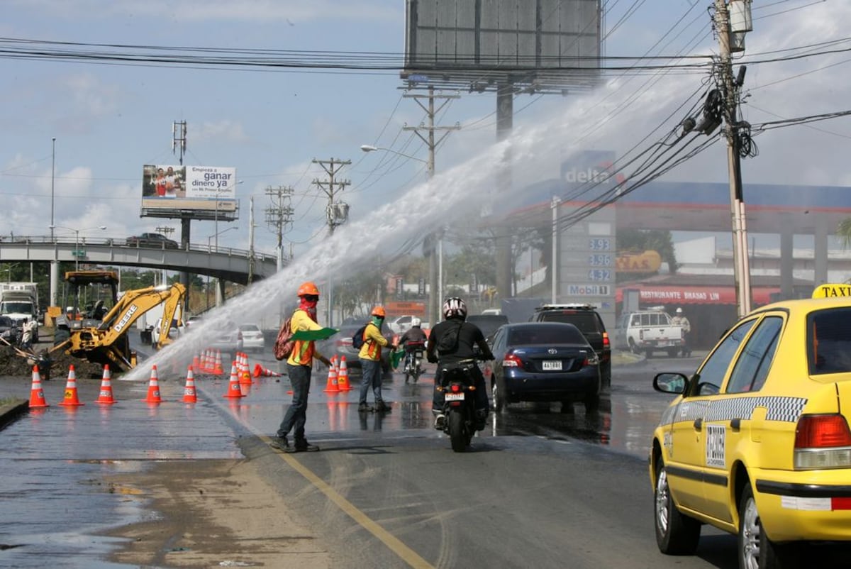 Trabajos del Idaan dejarán sin agua a tres corregimientos este miércoles