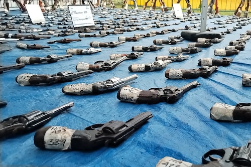 Ceremonia de Eliminación: Más de Mil Armas Destruidas en en la Sede Policial de Ancón