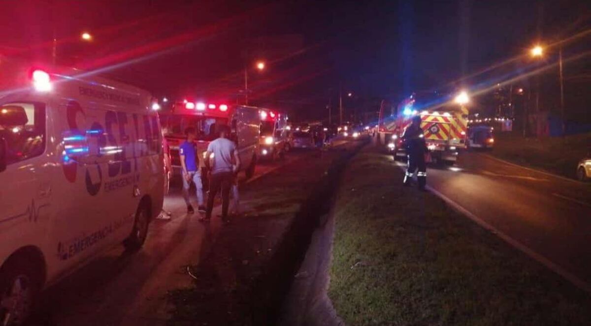 Siete personas heridas deja accidente de tránsito en Panamá Norte | Video