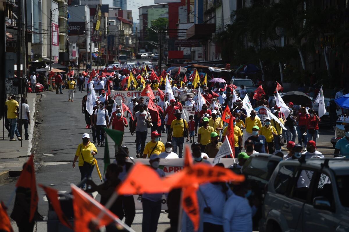 Con una marcha panameños conmemoran el ‘Día del Trabajo’ | Video