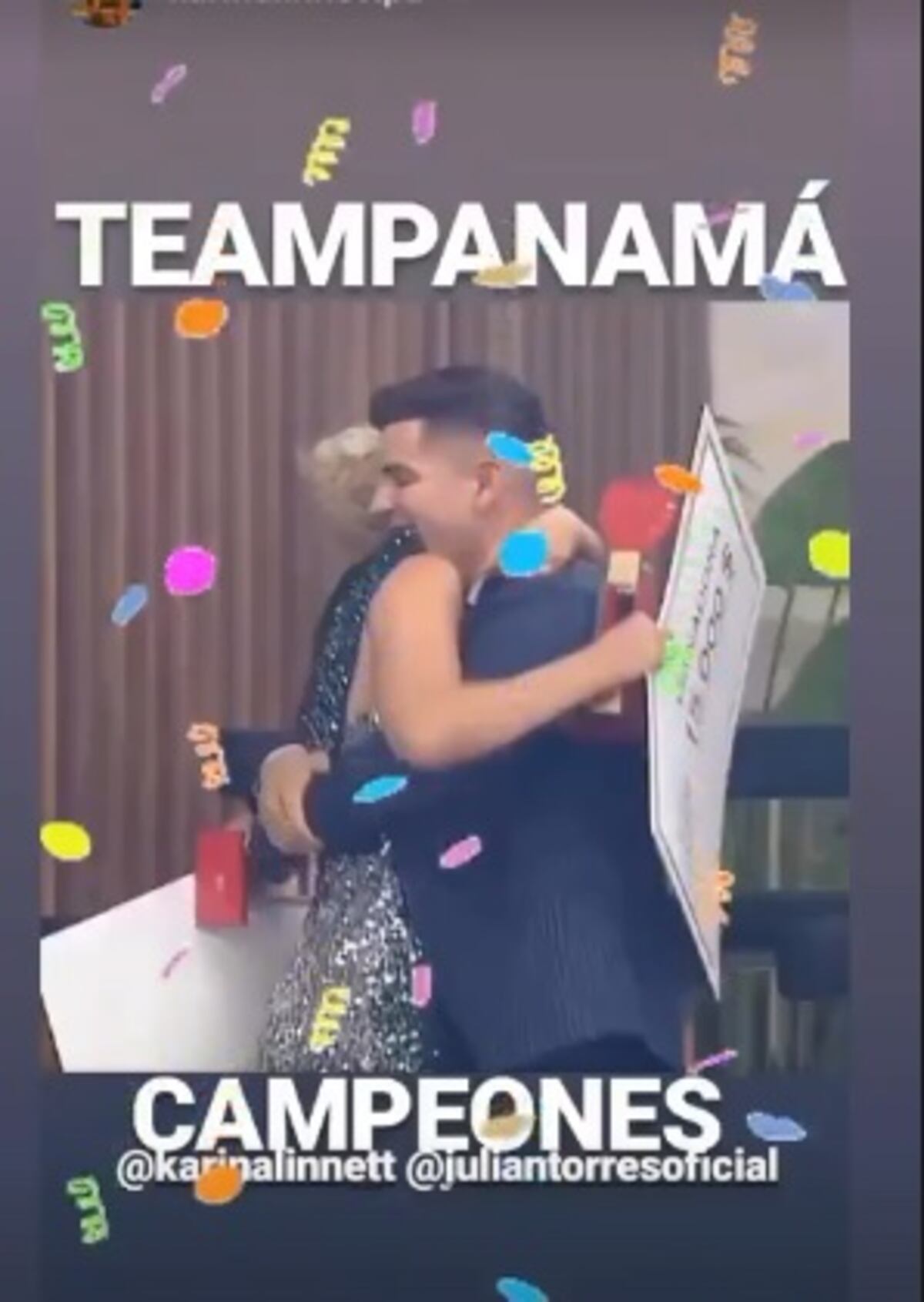 ¿Cuántos cheques se ganaron Julián Torres y Karina en El Poder del Amor? El ‘team’ Panamá arrasó