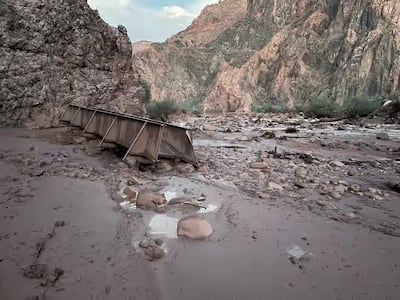 Gran Cañón bajo emergencia tras inundación mortal que arrasó puentes y senderos