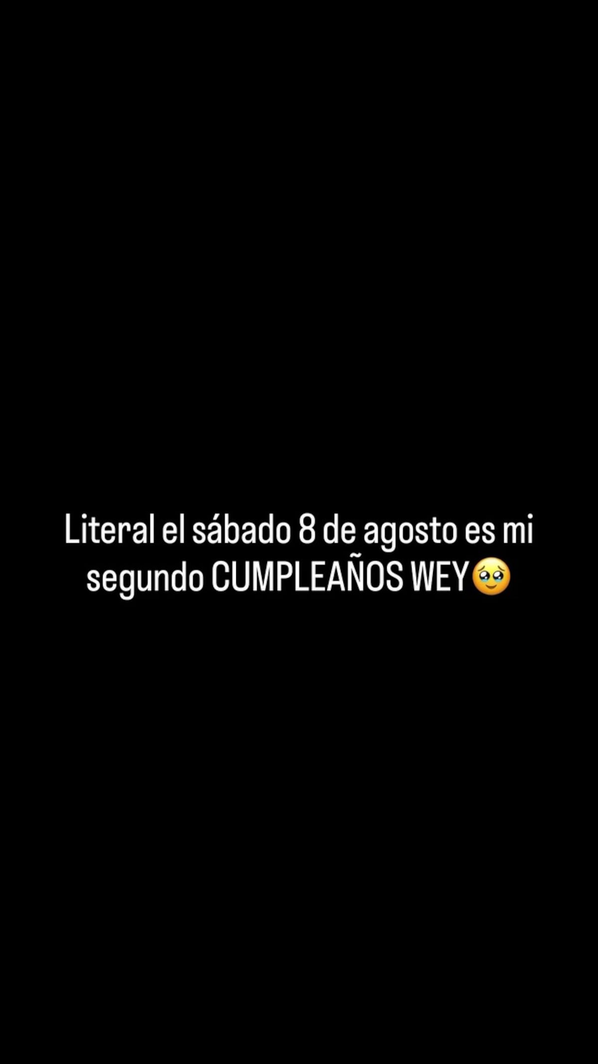 VIDEOS | ‘Es mi segundo cumpleaños’: Anyuri revive su famoso meme de ‘sábado 8 de agosto’ para nueva presentación