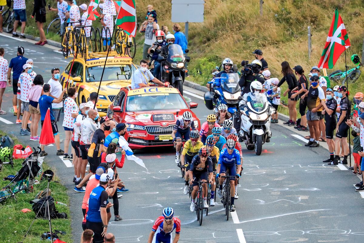 Británico Adam Yates sigue líder del Tour de Francia tras primera etapa en los Pirineos. Video 