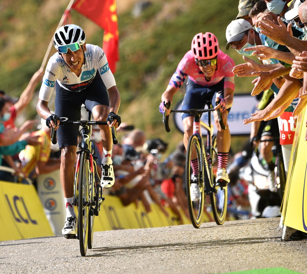 Egan Bernal acepta que los eslovenos Roglic y Pogacar son más fuertes