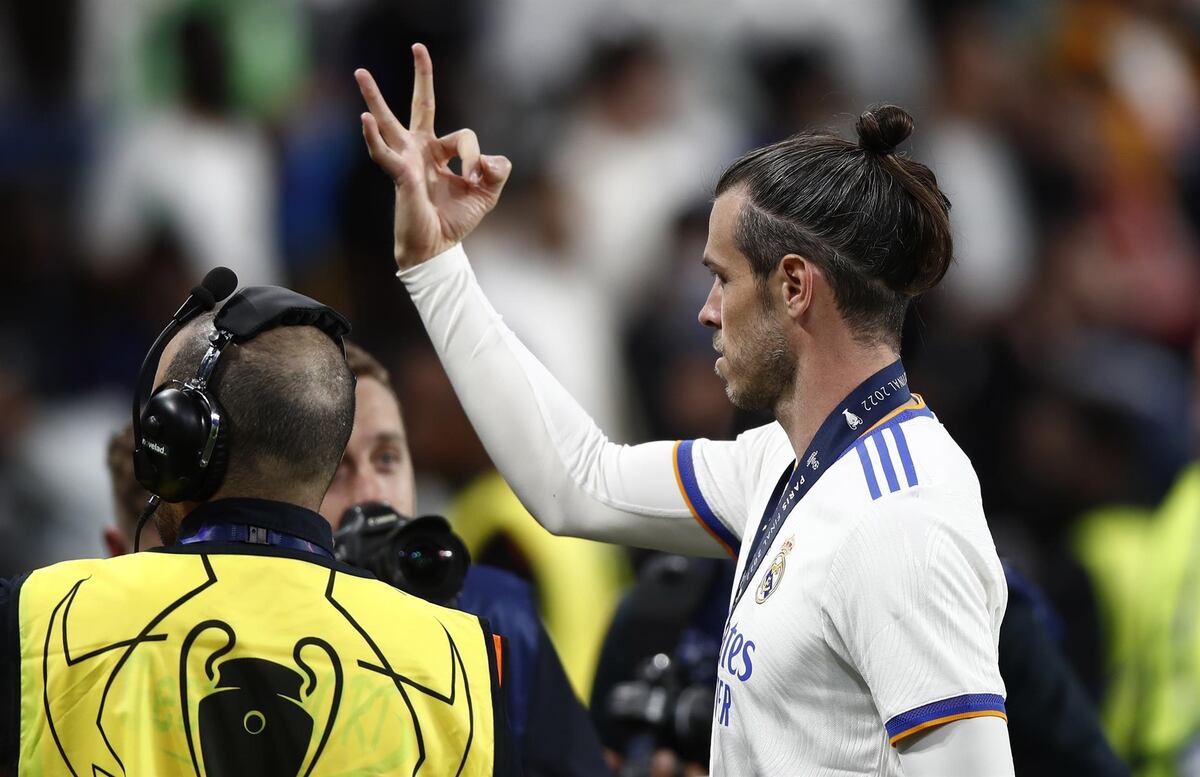 El galés Gareth Bale presume su quinta Liga de Campeones